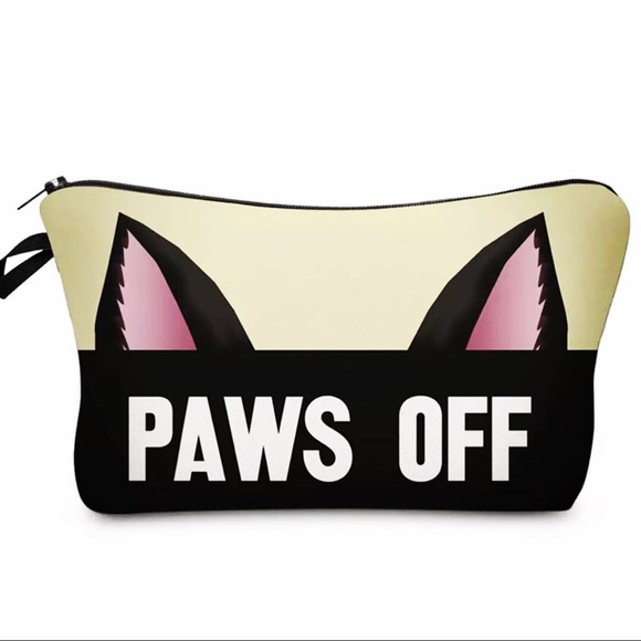 NEW Adorable Graphic Padded Travel Makeup Bag 5x8 - Picture 8 of 10